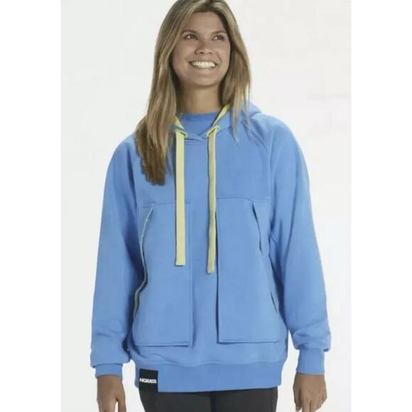 NEW HOKA ONE ONE HOODIE BONDI MEN XS WOMEN S "ALL GENDER" BLUE HOODIE NWT - Picture 2 of 11